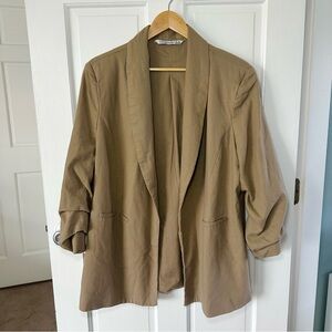 Women's Tan Blazer